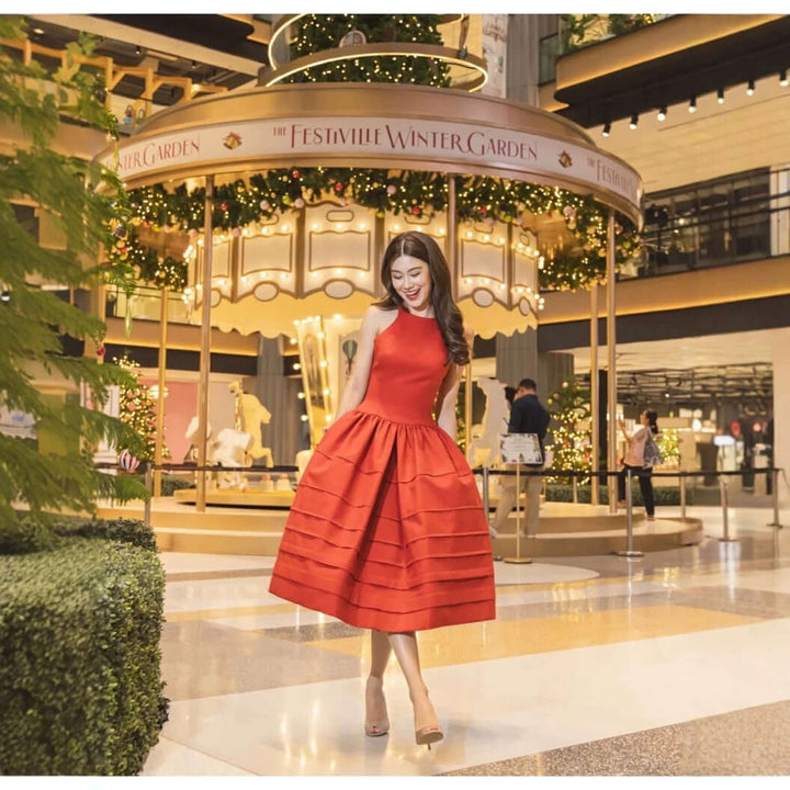 The Bordeaux Holiday Gown