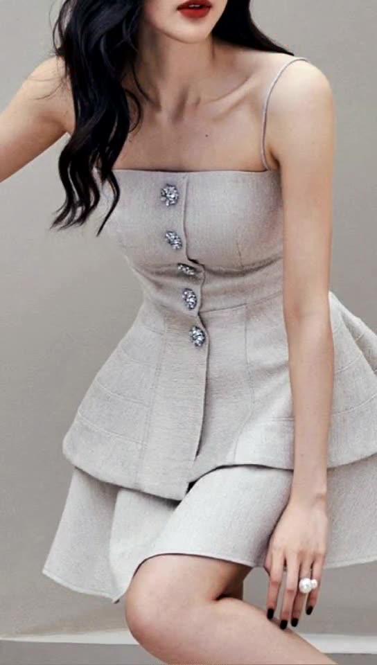 The Ivory Bustier Set