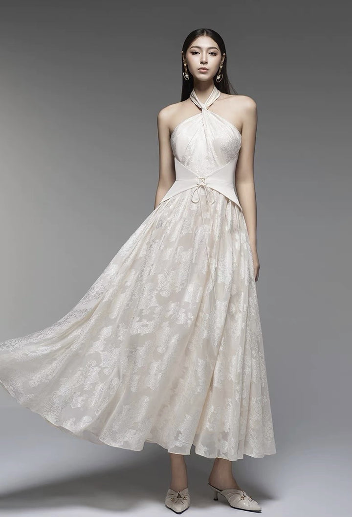The Champagne Organza Gown
