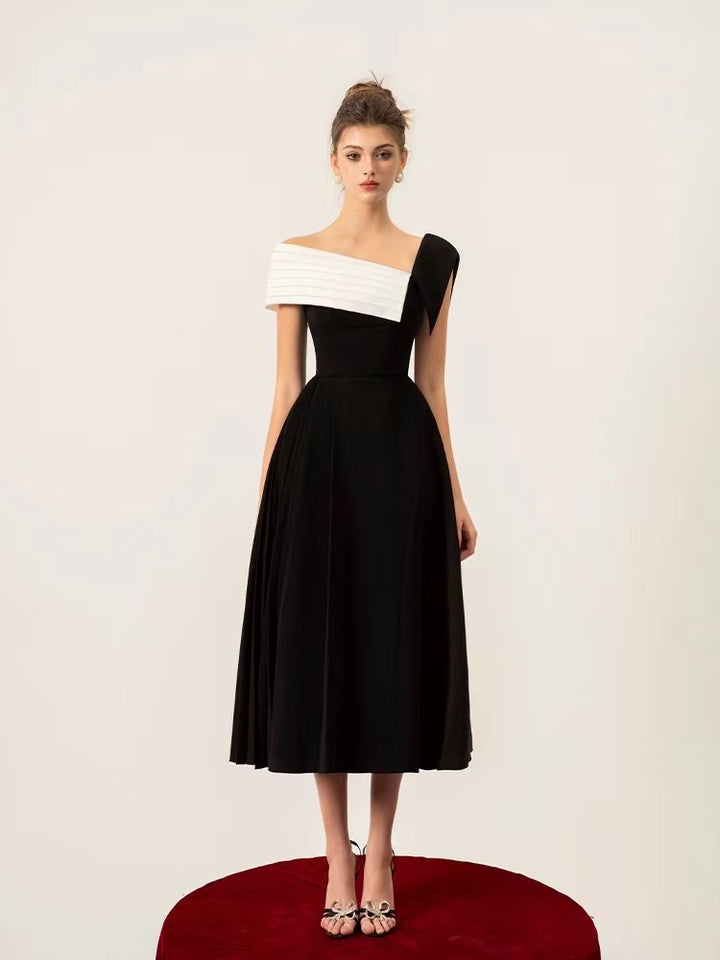 The Bianca Colorblock Gown