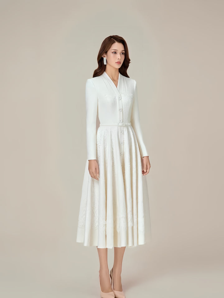 The Alabaster Silk Gown
