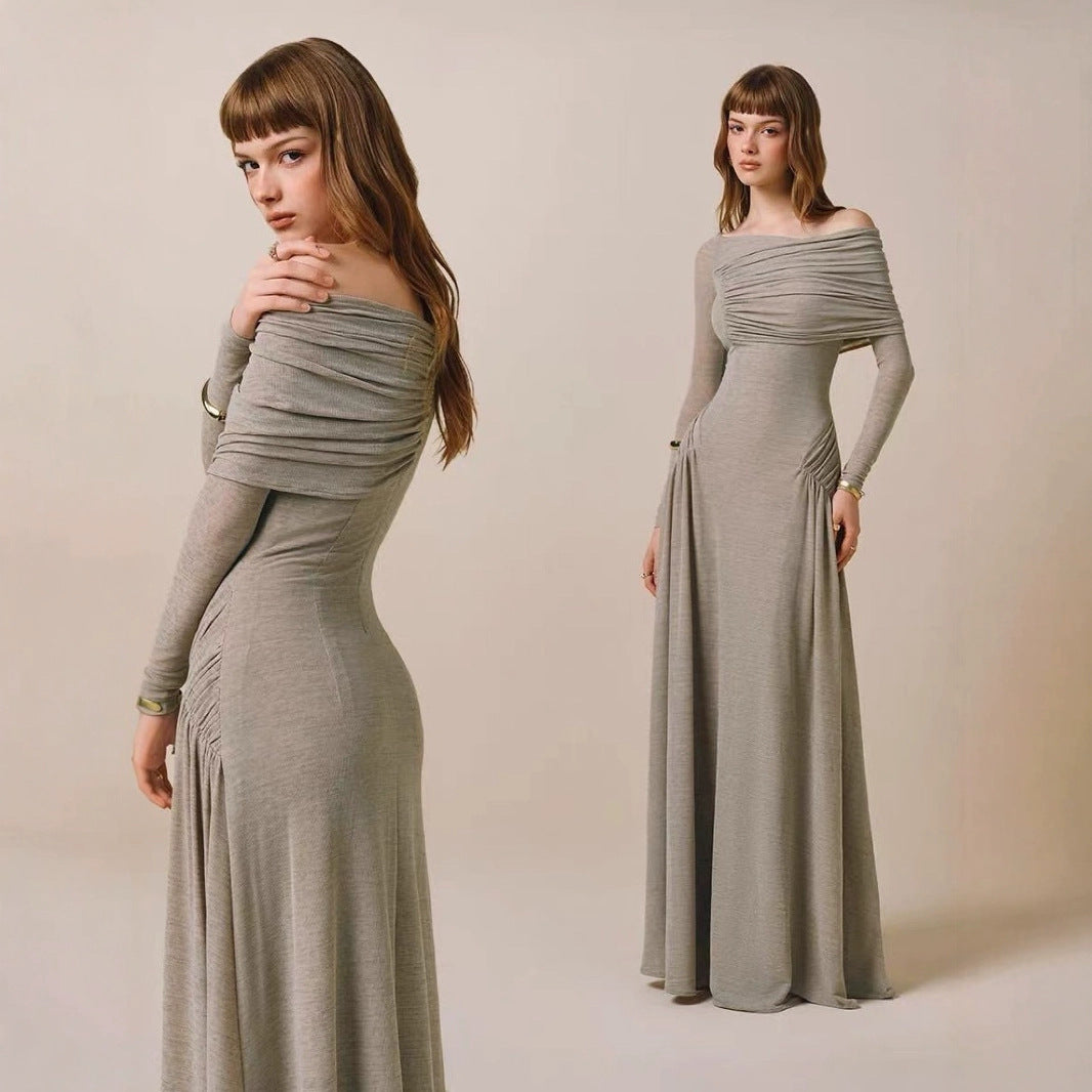 The Serenity Off-Shoulder Gown