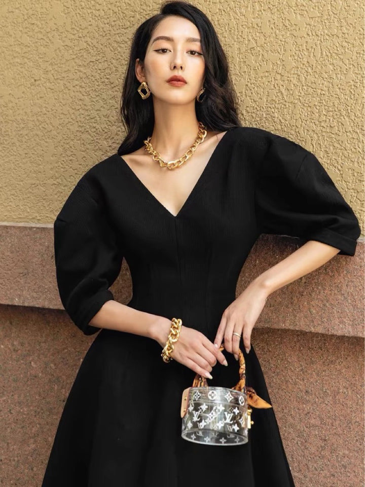 The Noir Chiffon Swing