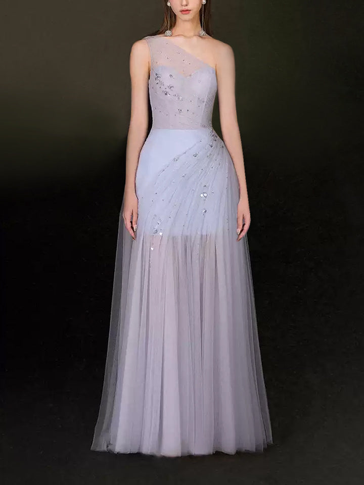 The Lavender Tulle Gown