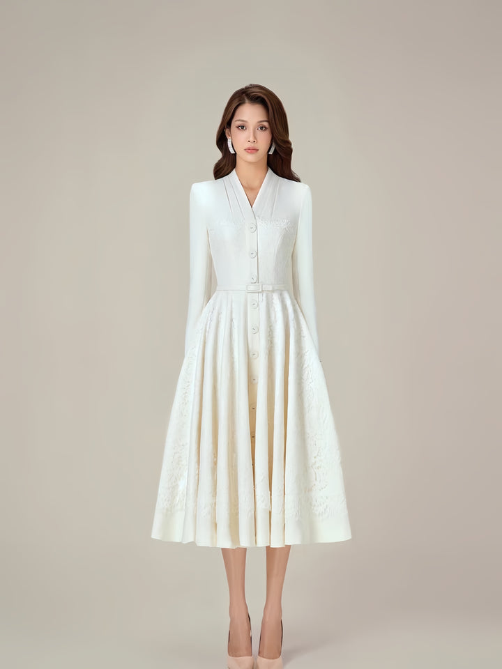 The Alabaster Silk Gown