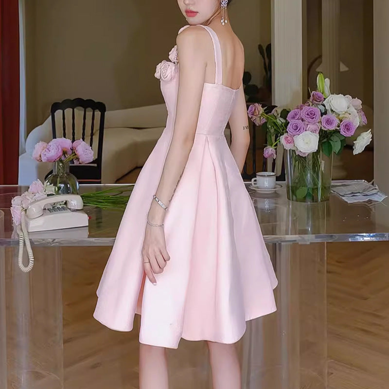 The Rose Satin Midi
