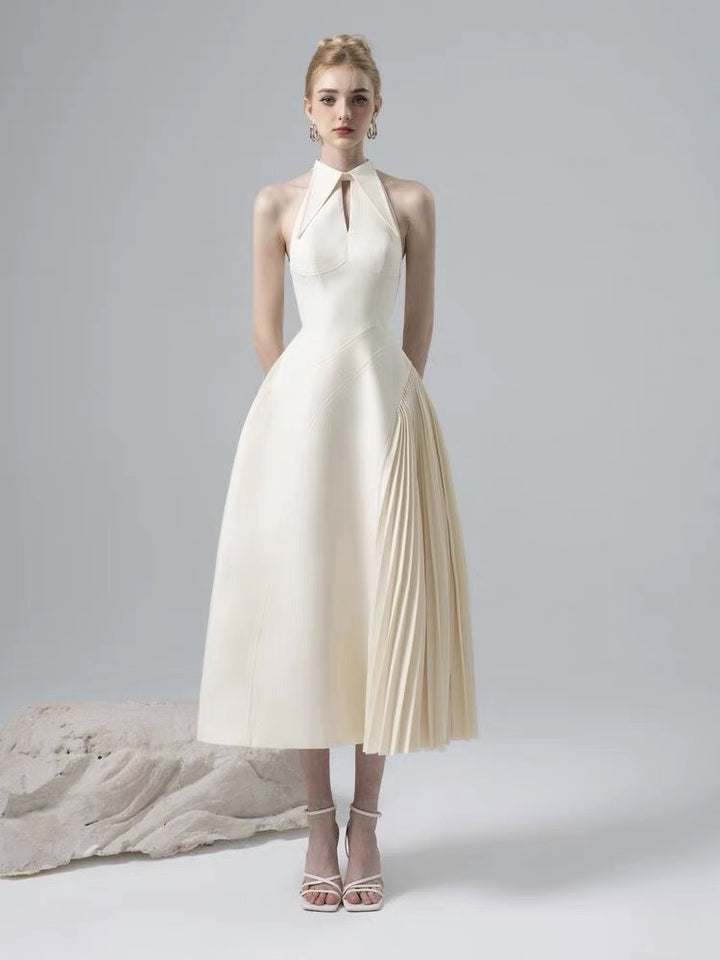 The Ivory Ripple Gown