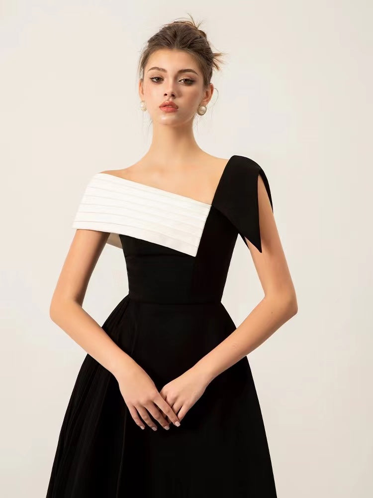 The Bianca Colorblock Gown
