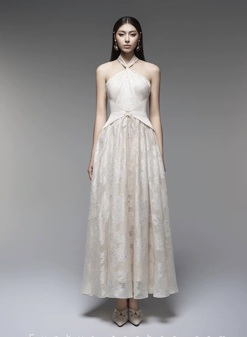 The Champagne Organza Gown