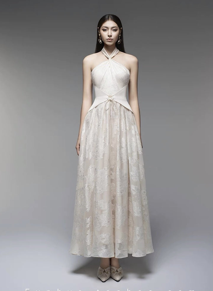 The Champagne Organza Gown