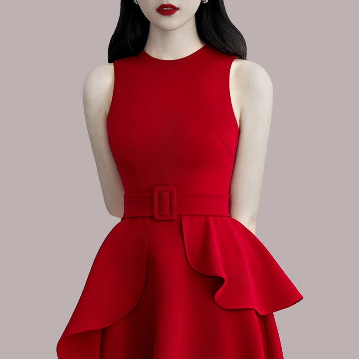 The Scarlet Ruffle A-Line