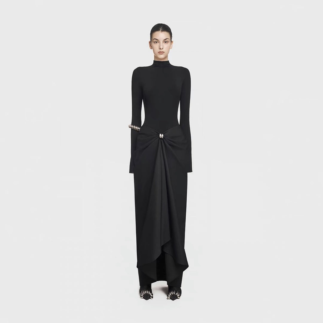 THE ALABASTER ASYMMETRIC MAXI DRESS
