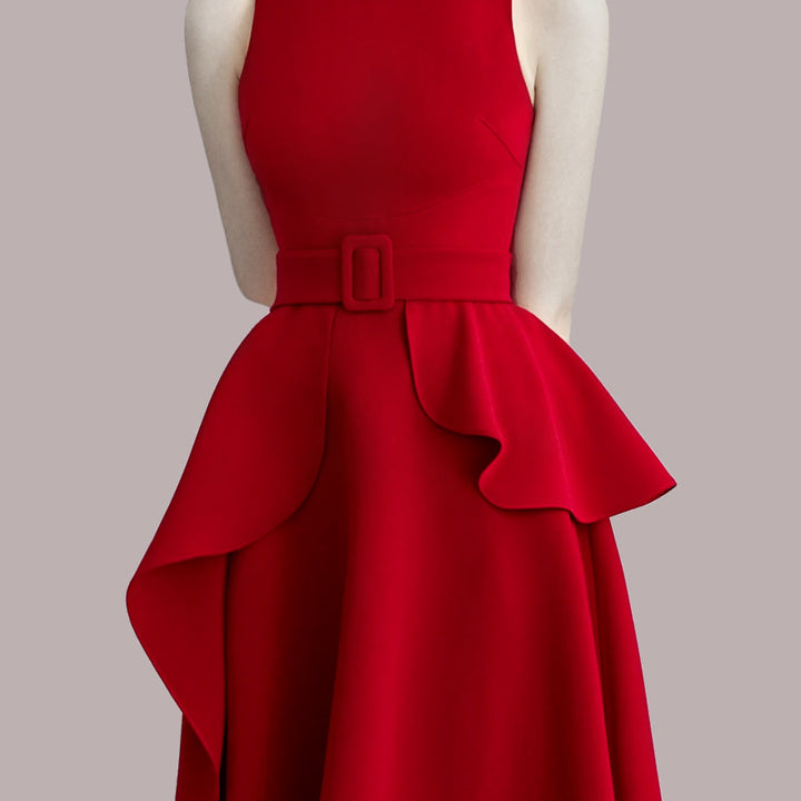 The Scarlet Ruffle A-Line