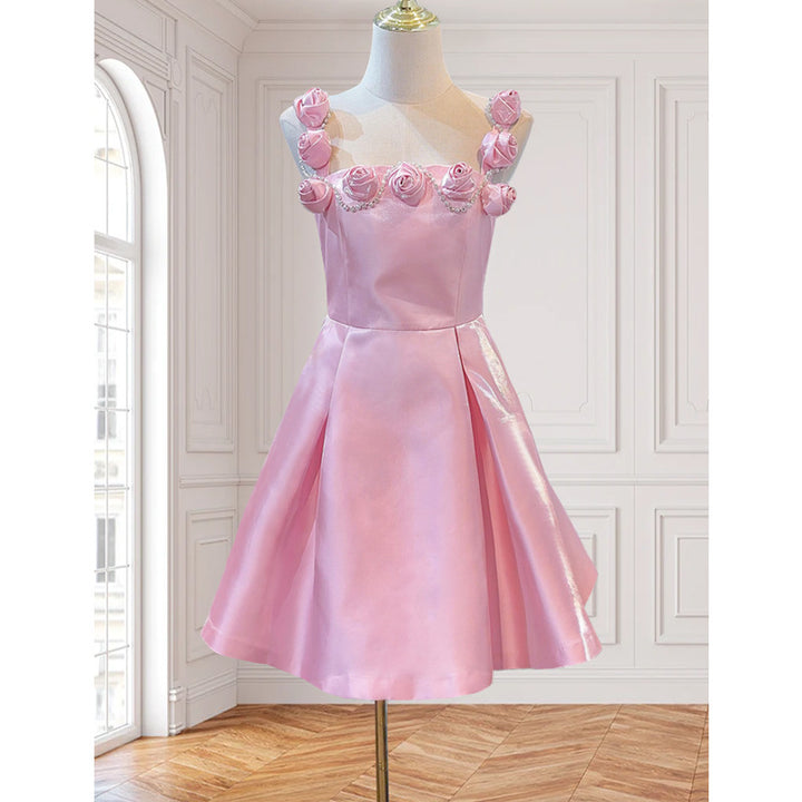 The Rose Satin Midi