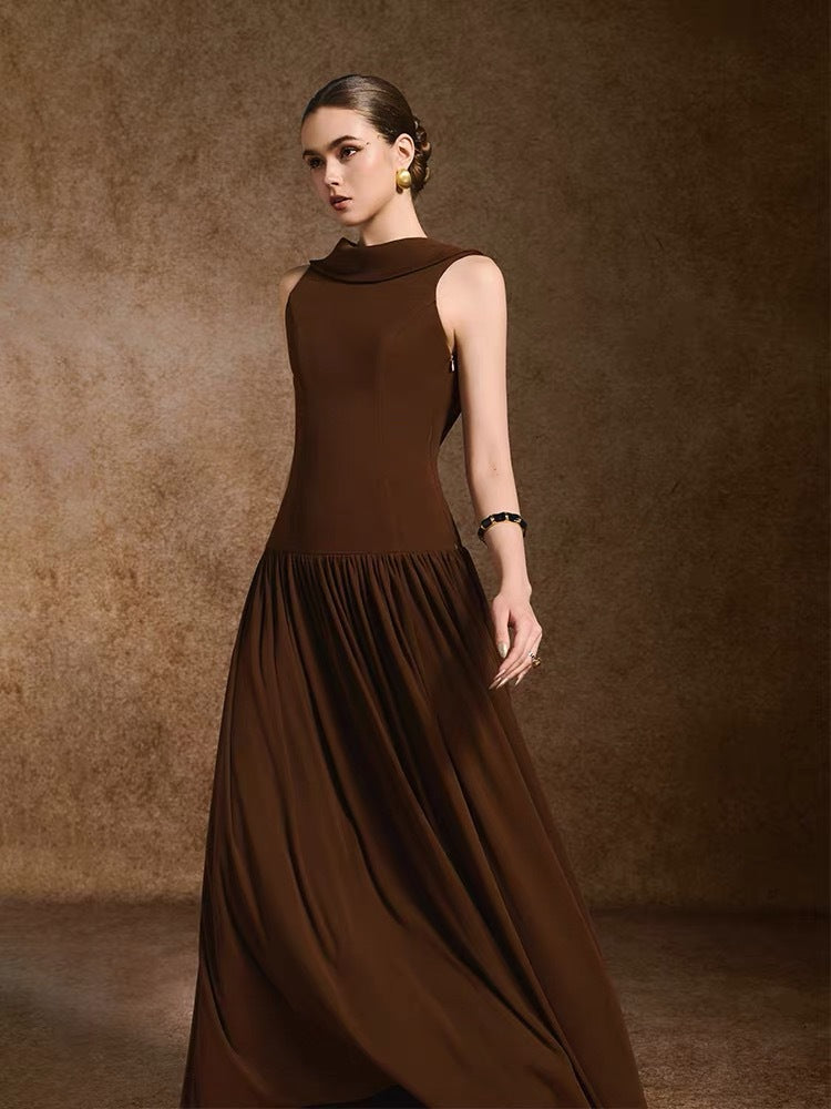 The Sienna High-Neck Midi