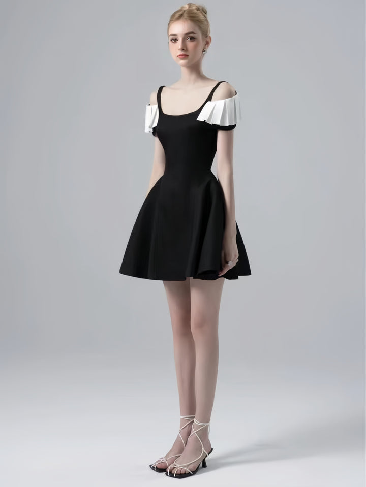 The Monochrome Petal Midi