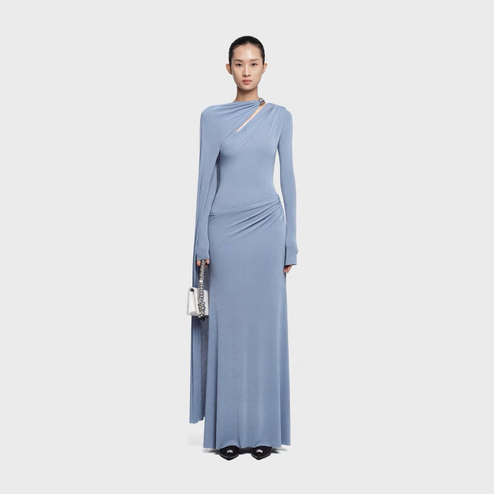 The Rosé Draped Maxi