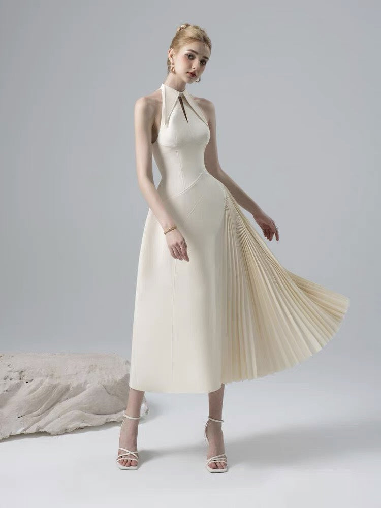 The Ivory Ripple Gown