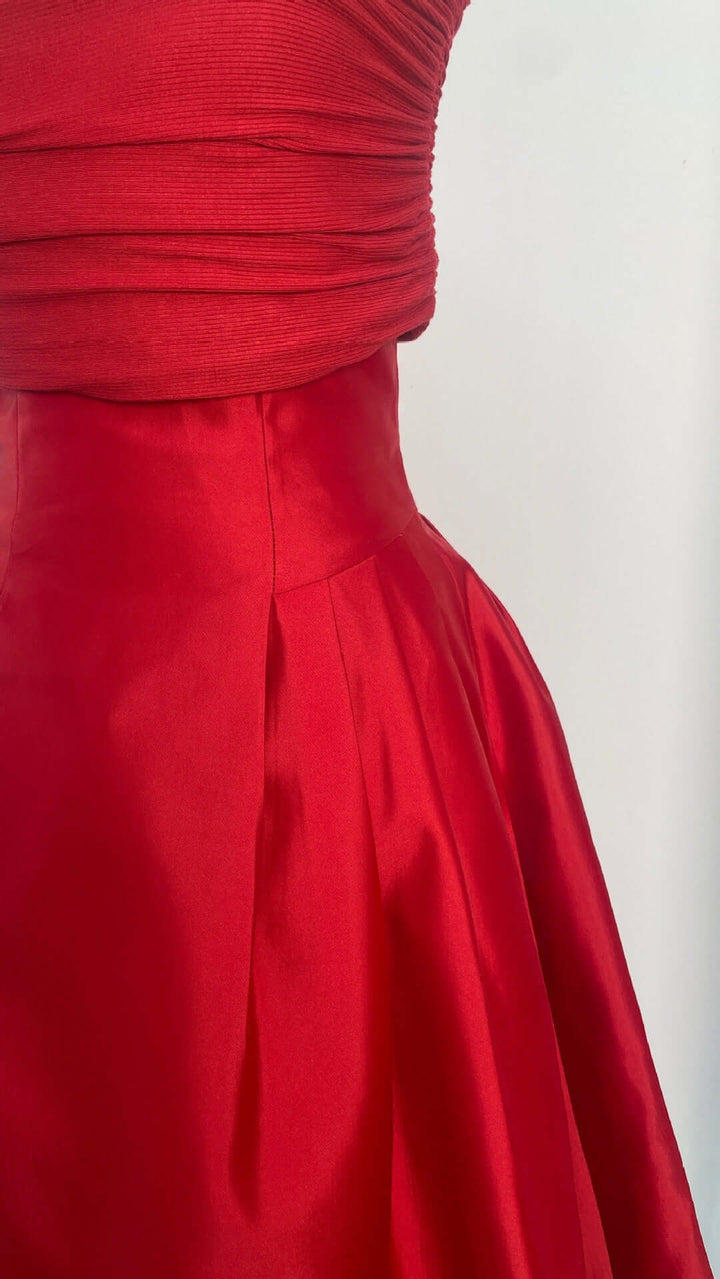 The Scarlet Gala Gown