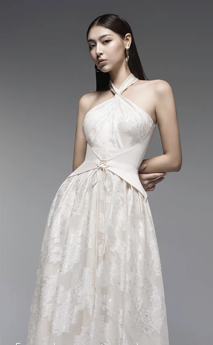 The Champagne Organza Gown