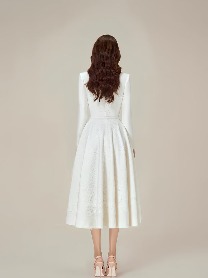 The Alabaster Silk Gown
