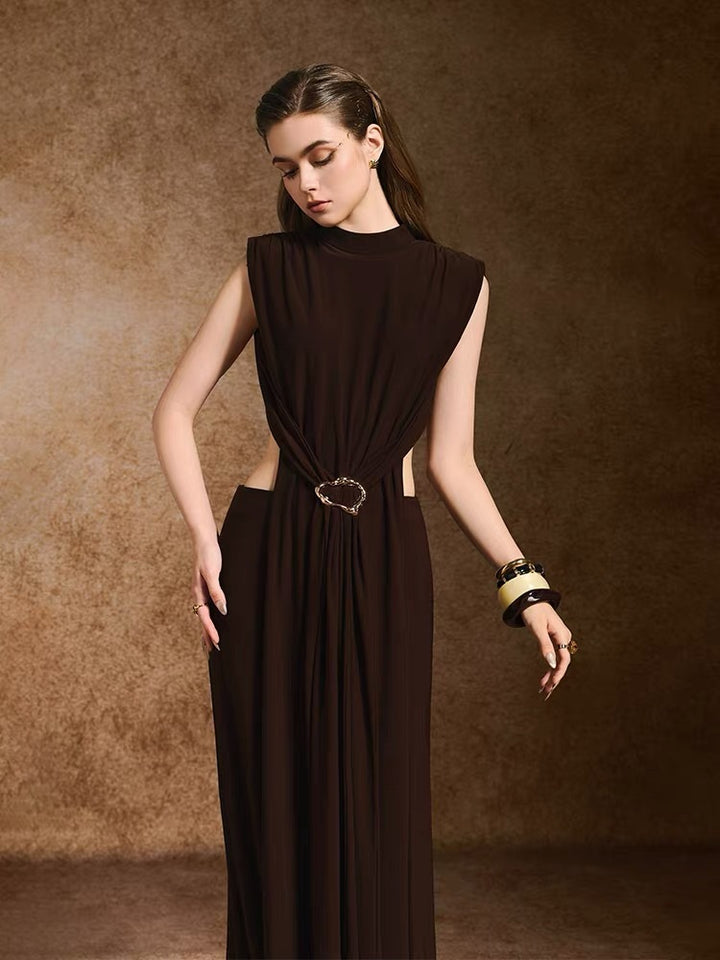 The Sienna Metallic Midi