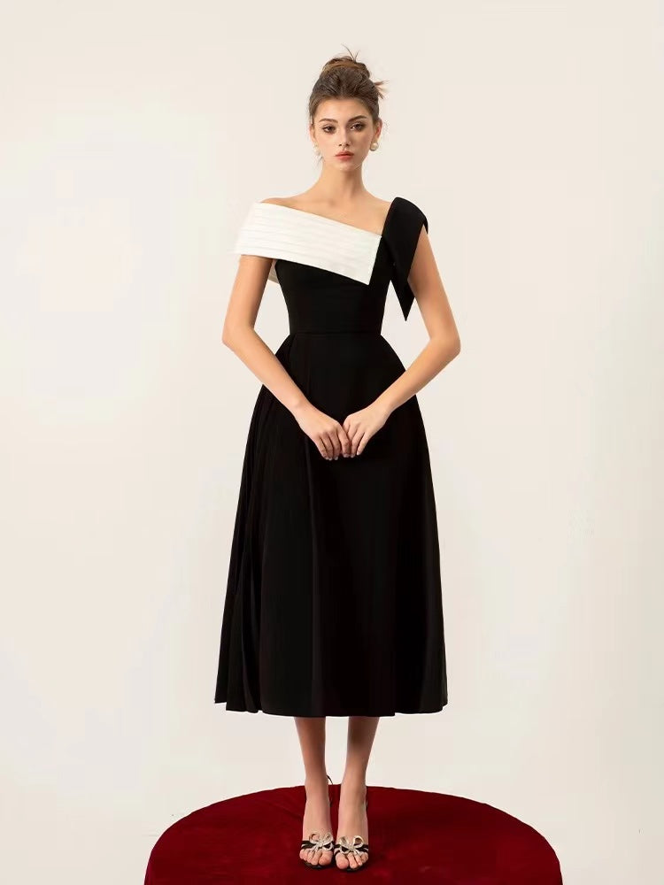 The Bianca Colorblock Gown