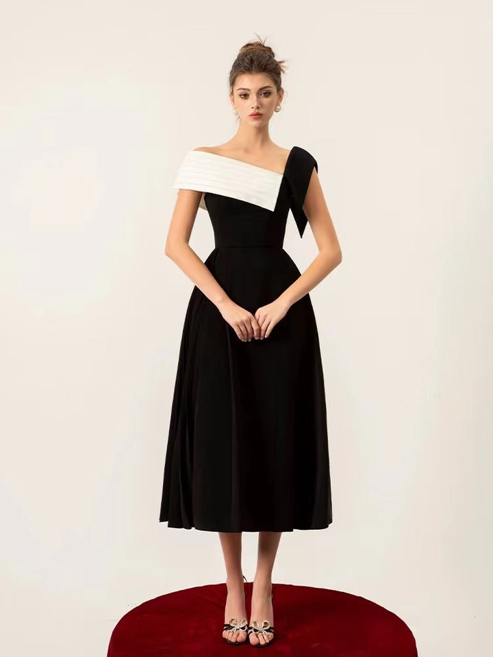 The Bianca Colorblock Gown