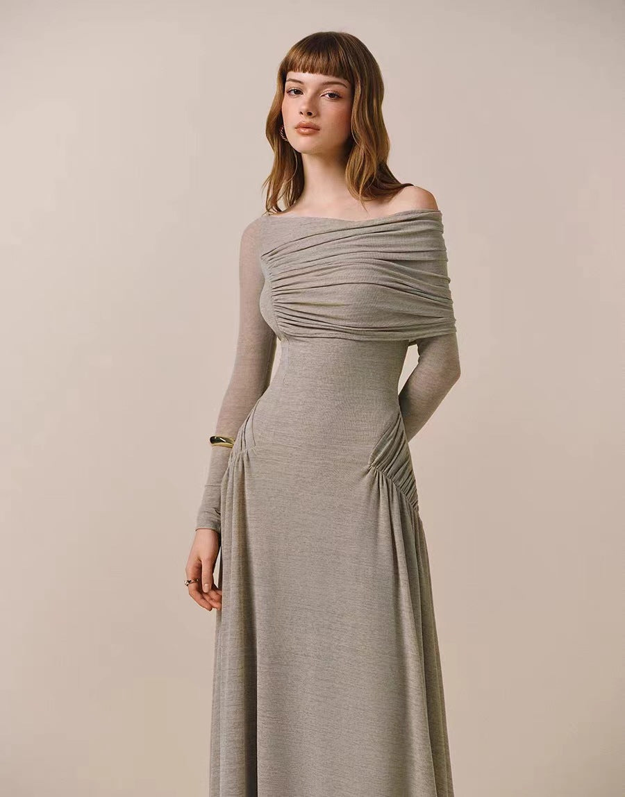 The Serenity Off-Shoulder Gown