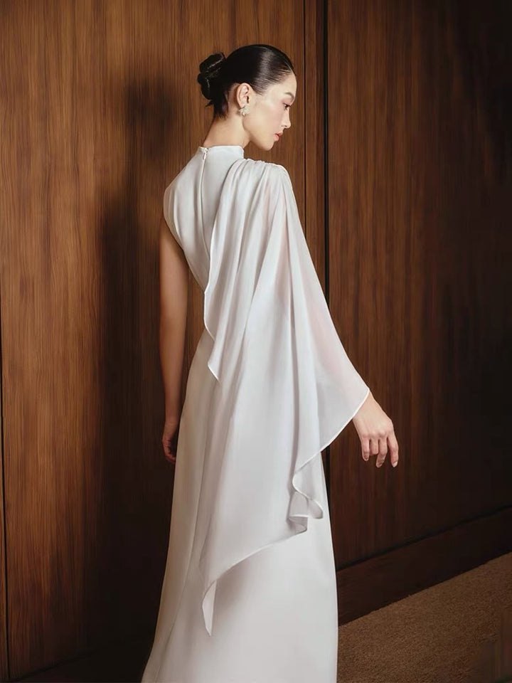 The Alabaster Asymmetric Midi