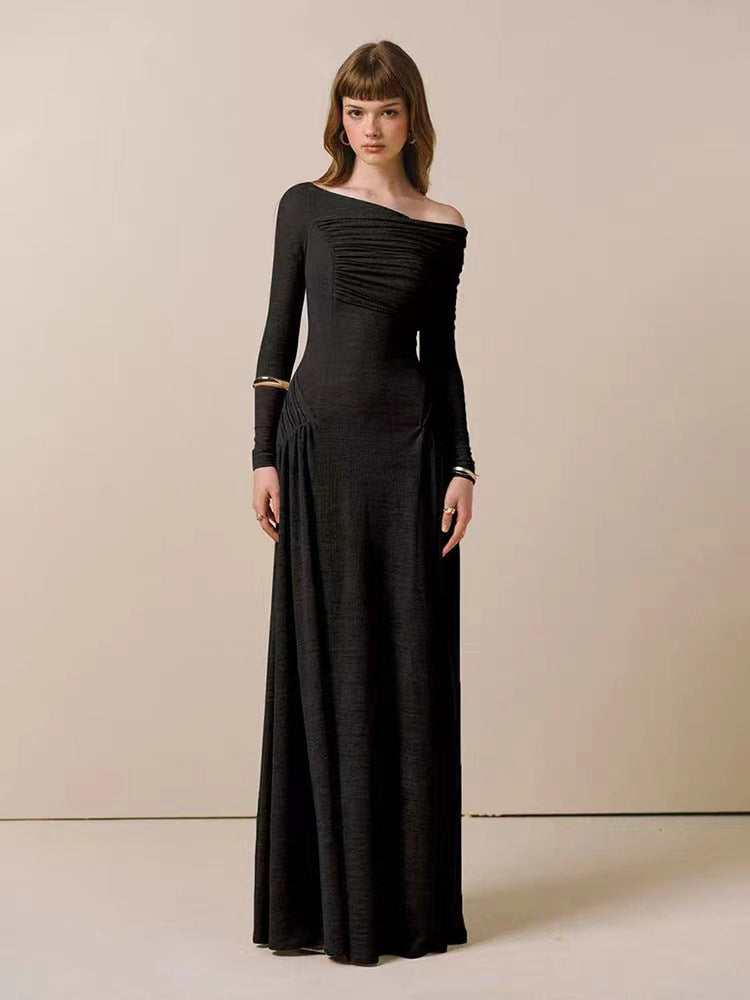 The Serenity Off-Shoulder Gown