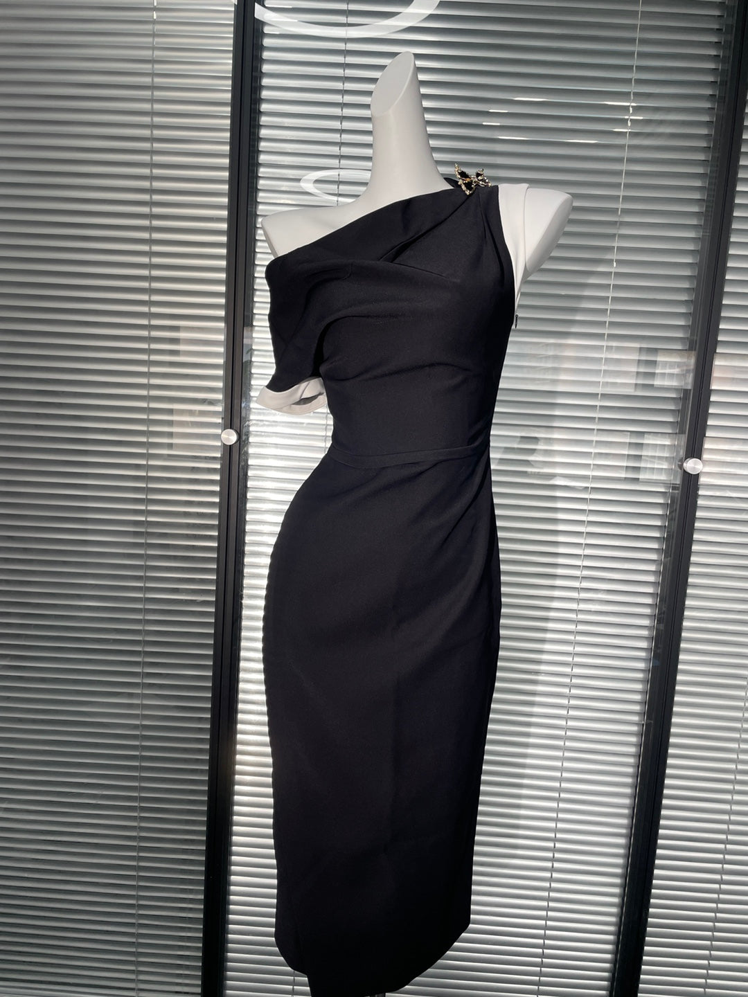 The Onyx Asymmetric Gown