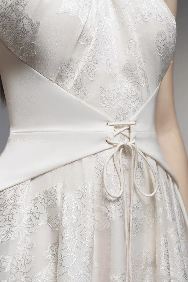 The Champagne Organza Gown