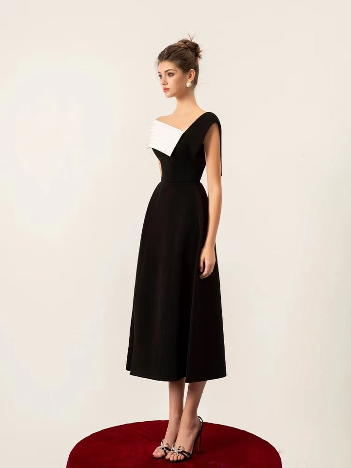 The Bianca Colorblock Gown