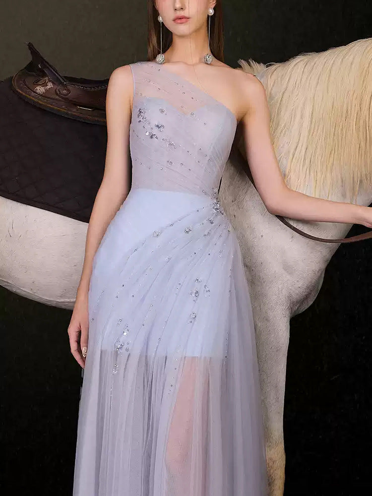 The Lavender Tulle Gown