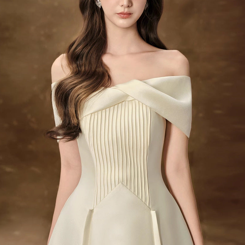 The Elara Satin Midi