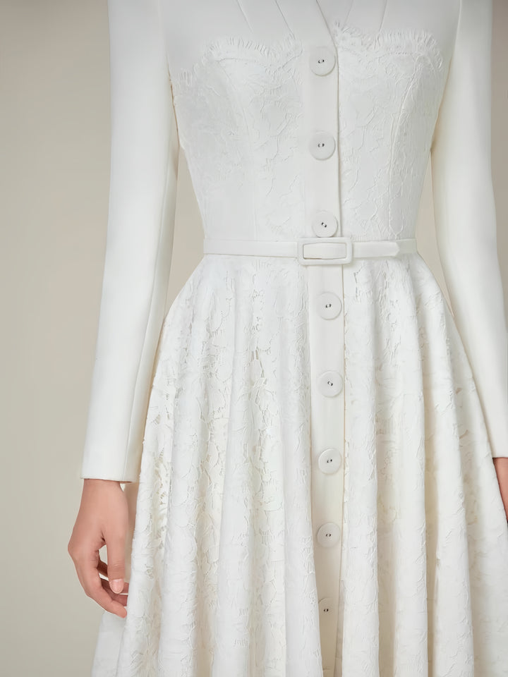 The Alabaster Silk Gown