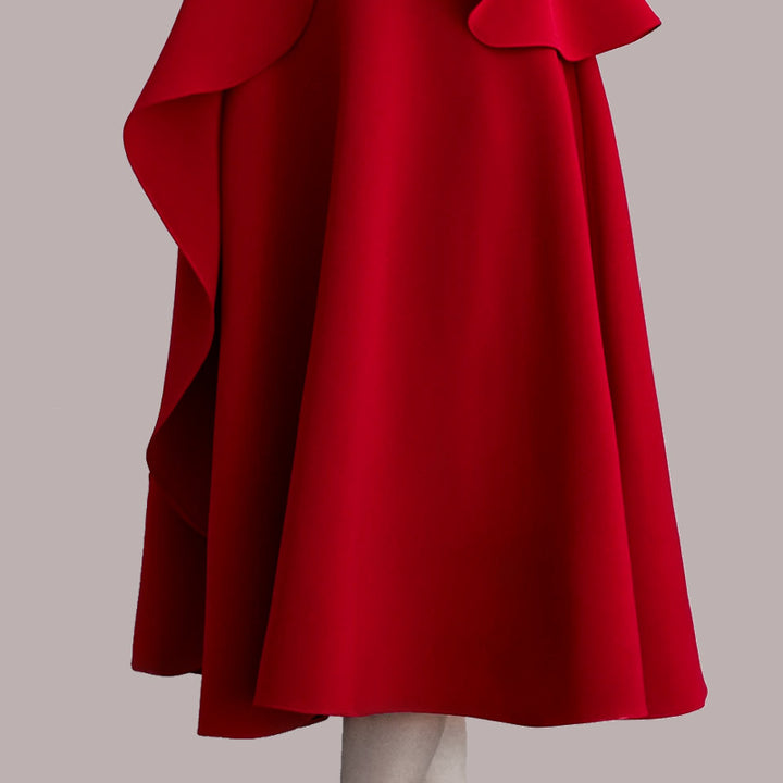 The Scarlet Ruffle A-Line