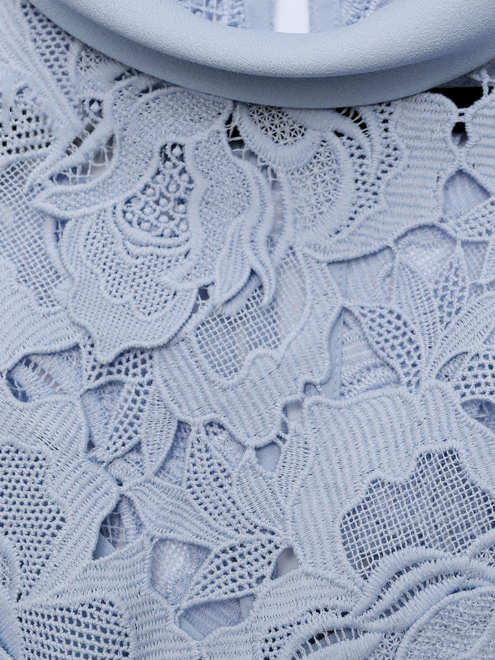 The Mist Blue Mermaid Gown