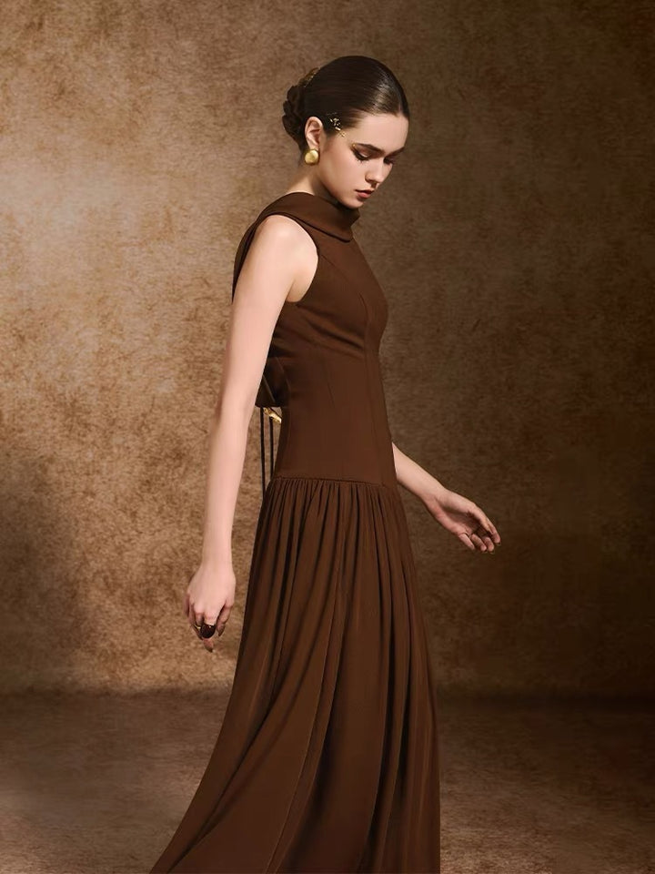 The Sienna High-Neck Midi
