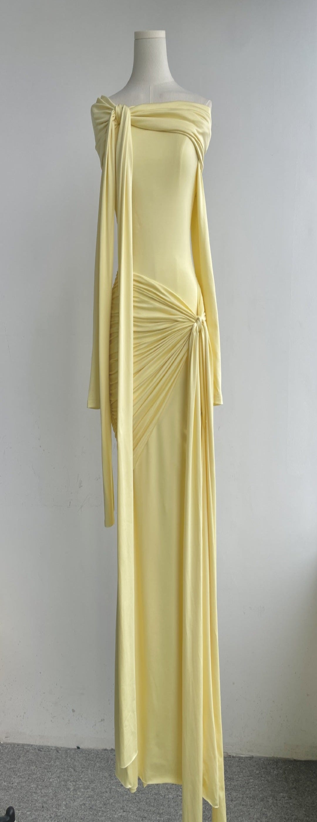 The Saffron Pleated Maxi