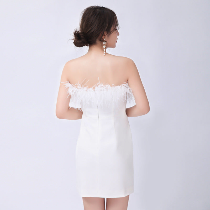 The Seraphine Feathered Mini