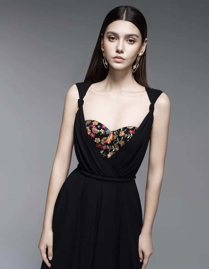 The Midnight Silk Gala Gown