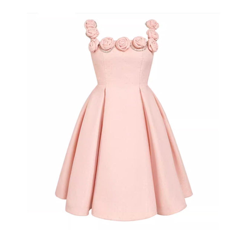 The Rose Satin Midi