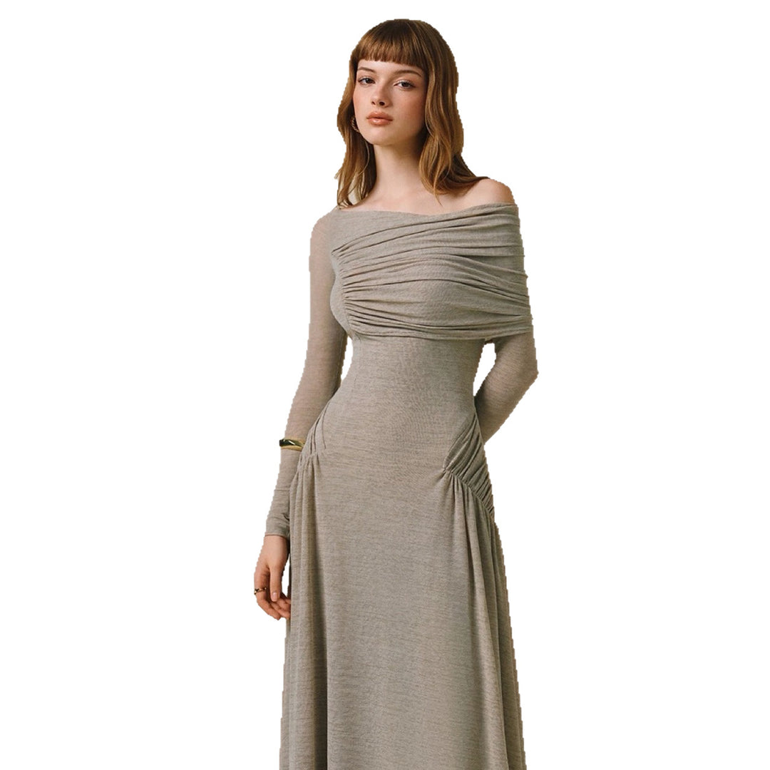 The Serenity Off-Shoulder Gown