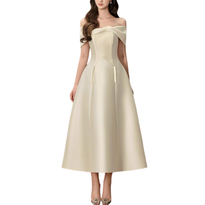 The Elara Satin Midi
