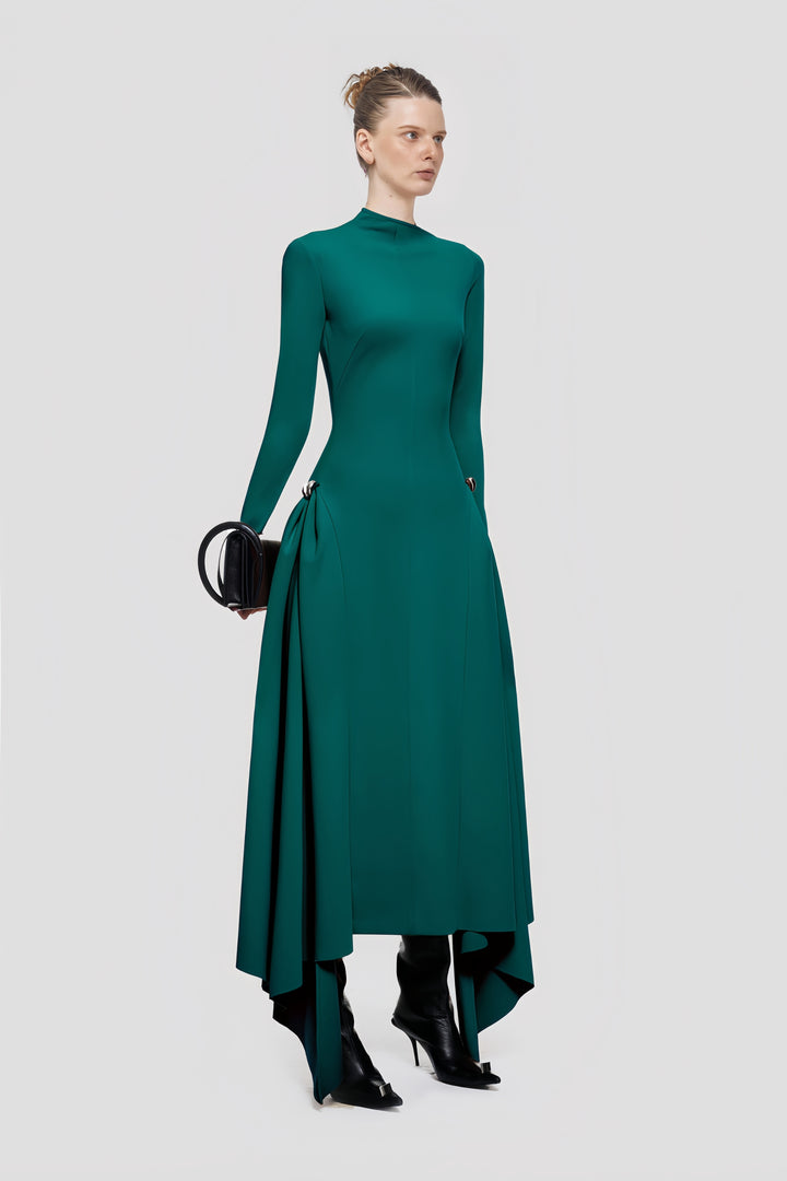 The Jade Asymmetric Gown