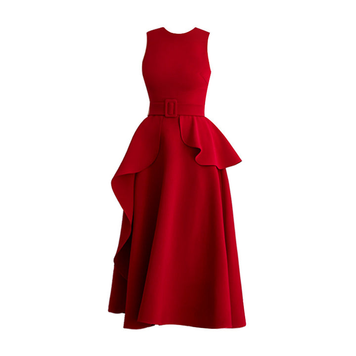 The Scarlet Ruffle A-Line