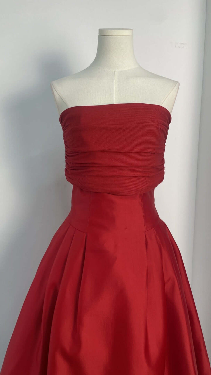 The Scarlet Gala Gown