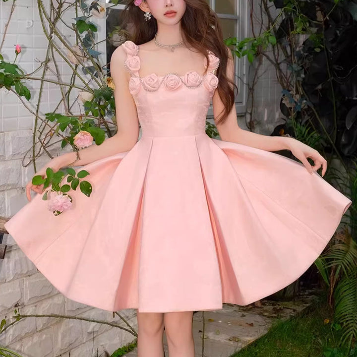 The Rose Satin Midi